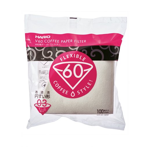 Hario V60 03 Dripper Filtresi (100 adet)