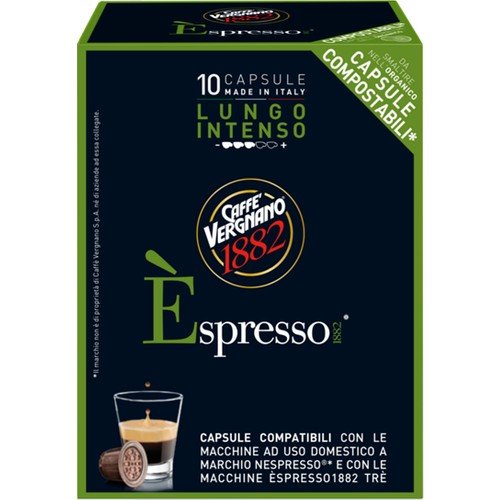 Caffe Vergnano Espresso 1882 - Lungo Intenso Kapsül Kahve 10 adet