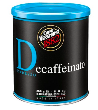 Caffe Vergnano Espresso Decaffeinato %100 Arabica - Espresso için Öğütülmüş Kafeinsiz Kahve 250 gr.