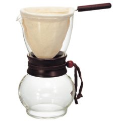 Coffee Drip Pot Wood Neck