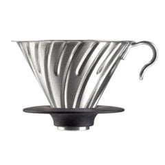 Hario V60 Metal Dripper 02 Gümüş