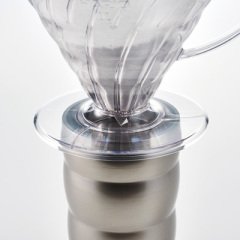 Hario V60 Uchi Mug - Black Thermal Mug 350 ml Gümüş