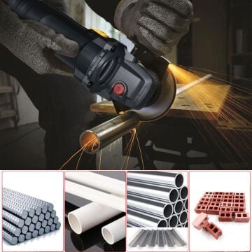 CAT DX3090 720Watt 125mm Profesyonel Avuç Taşlama + DA09052 Genel Amaçlı Elmas Kesme Diski