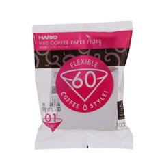 Hario V60 Paper Filter 01 W (100 Adet)