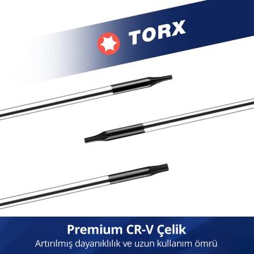 WORKPRO WP200531 12 Parça CR-V Elektronikçi Hassas Profesyonel Onarım Seti