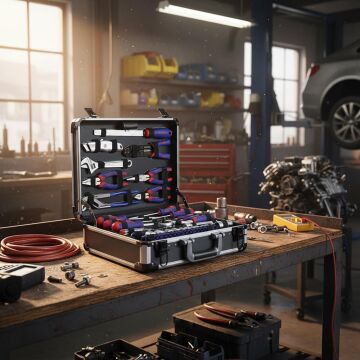 WORKPRO WP209100 297 Parça CR-V Profesyonel El Aleti Tamir Seti Tamir Bakım Çantası