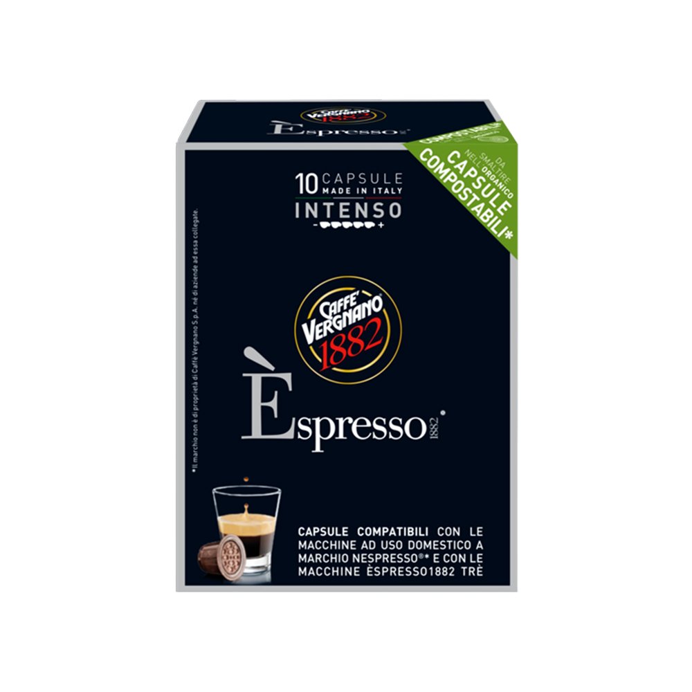 Caffe Vergnano Espresso 1882 - Intenso Kapsül Kahve 10 adet