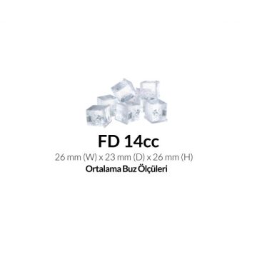 Icetech FD-70 - Kare Buz Maki̇nesi̇, Hazneli