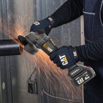 CAT DX3130 18Volt/4.0Ah 125mm Tek Akülü Kömürsüz Profesyonel Avuç Taşlama