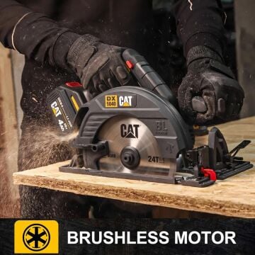 CAT DX5040B 18Volt 185mm Kömürsüz Profesyonel Daire Testere (Akü Dahil Değildir)