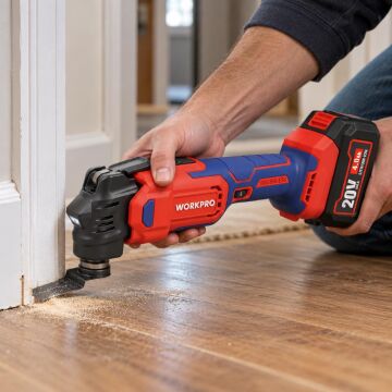 WORKPRO WP393006 20Volt Kömürsüz Şarjlı Devir Ayarlı Profesyonel Raspalama ve Zımpara (Aküsüz)