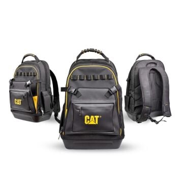 CAT DA981023 20'' 2+1 Bölmeli PVC Tabanlı Ağır Hizmet Bez Alet Sırt Takım Çantası