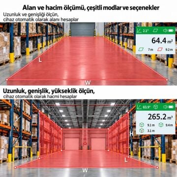 KOBB KBL600 600Mt 3.7V Li-ion LCD Ekran Şarjlı Profesyonel Optik Dürbünlü Golf Lazer Metre