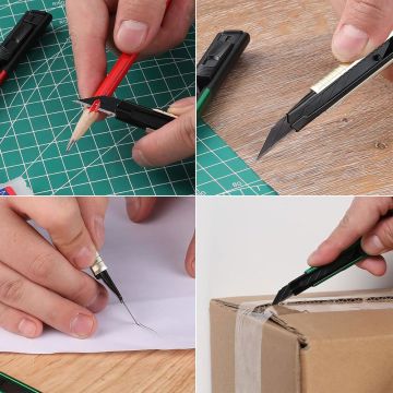 WORKPRO WP212012 9MM Alüminyum Kasa Cep Askılı Maket Bıçağı (MAVİ)