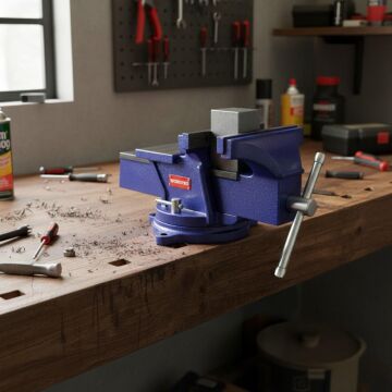 WORKPRO WP233006 125mm 360° Döner Tabanlı Örslü Profesyonel Tezgâh Mengene