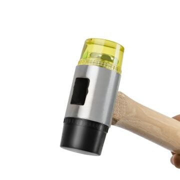 WORKPRO WP241050 35mm Ahşap Saplı Çift Başlı Hassas Lastik Çekiç
