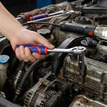 WORKPRO WP271008 3/8’’ Cr-V Profesyonel Cırcır Lokma Kolu