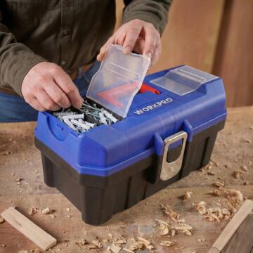 WORKPRO WP283021 13’’ Metal Kilitli Plastik Takım Çantası